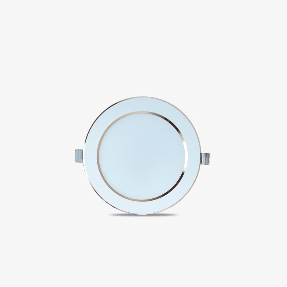 Đèn LED âm trần Downlight AT58 90/8W 3000K viền vàng