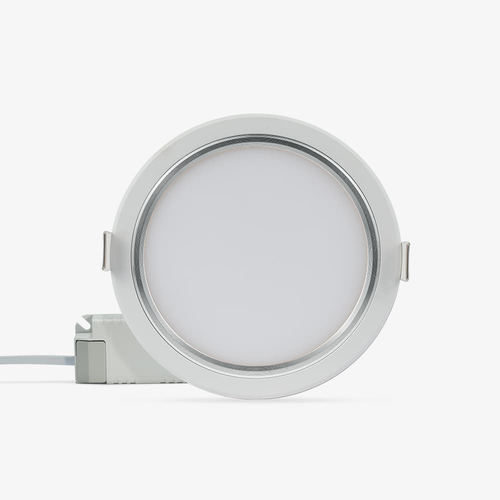Đèn LED Panel tròn PT05.V2 135/12W 3000K viền bạc
