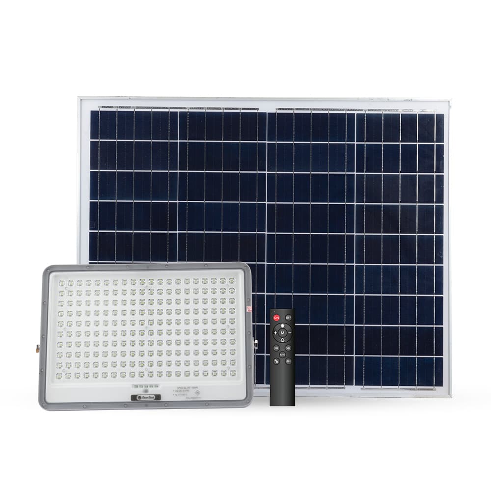 Đèn LED chiếu pha năng lượng mặt trời CP02 100W