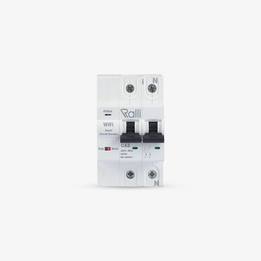 Aptomat thông minh wifi RD.MCB.WF 2P 63A