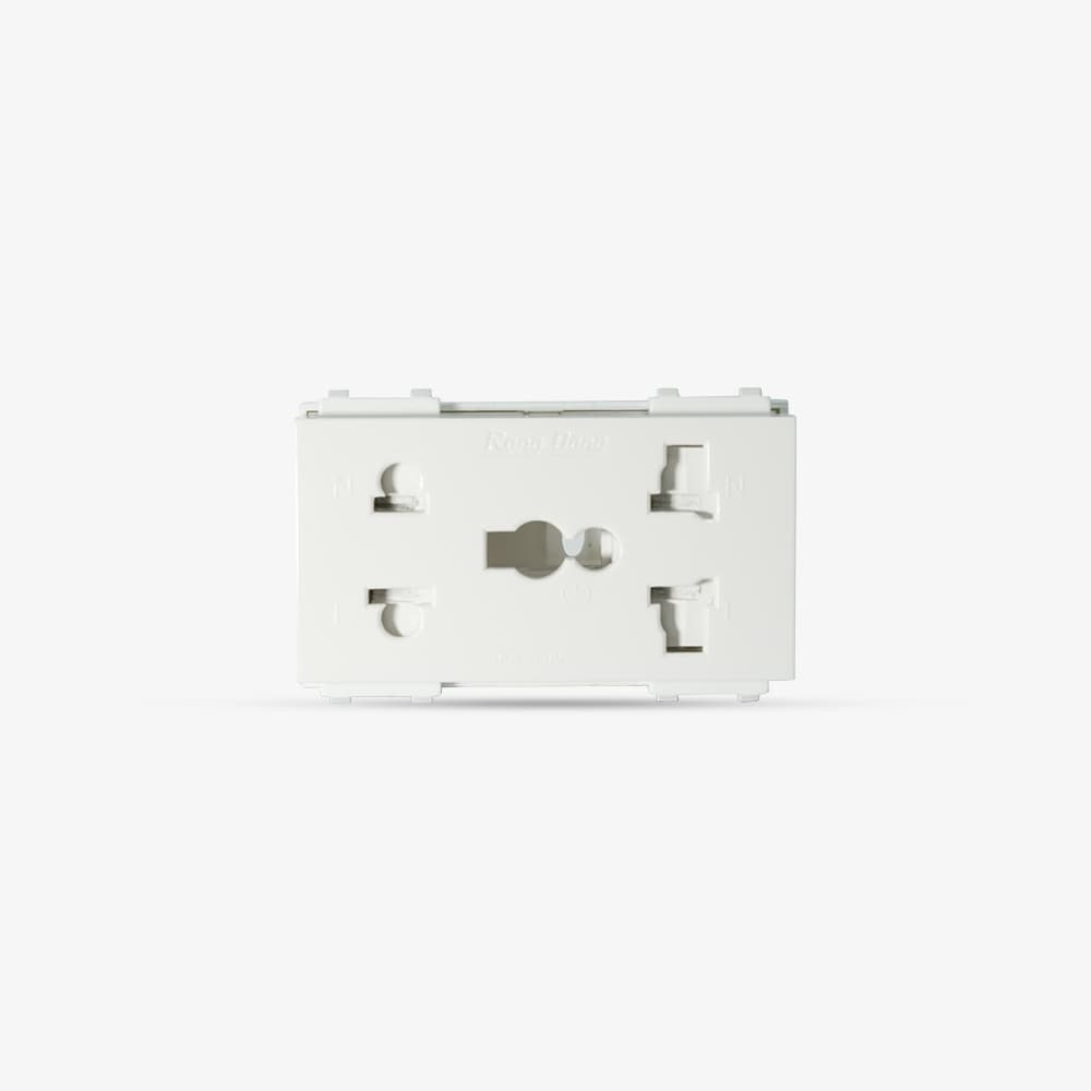 Hạt ổ cắm điện âm tường HOC05 2C/16A