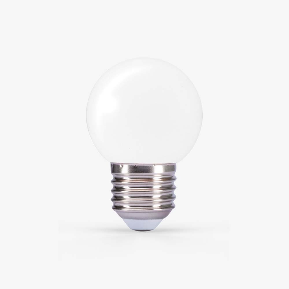 Bóng đèn LED bulb trang trí tròn A45 trắng 1W