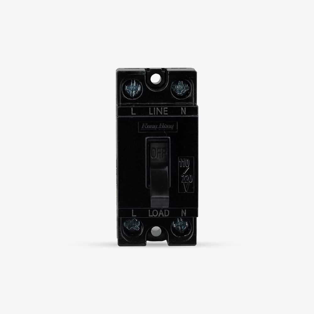 Aptomat gia dụng 2 cực 2P1E 40A